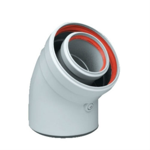 Фото Колено коаксиальное Ø60/100 мм, угол 45° 1